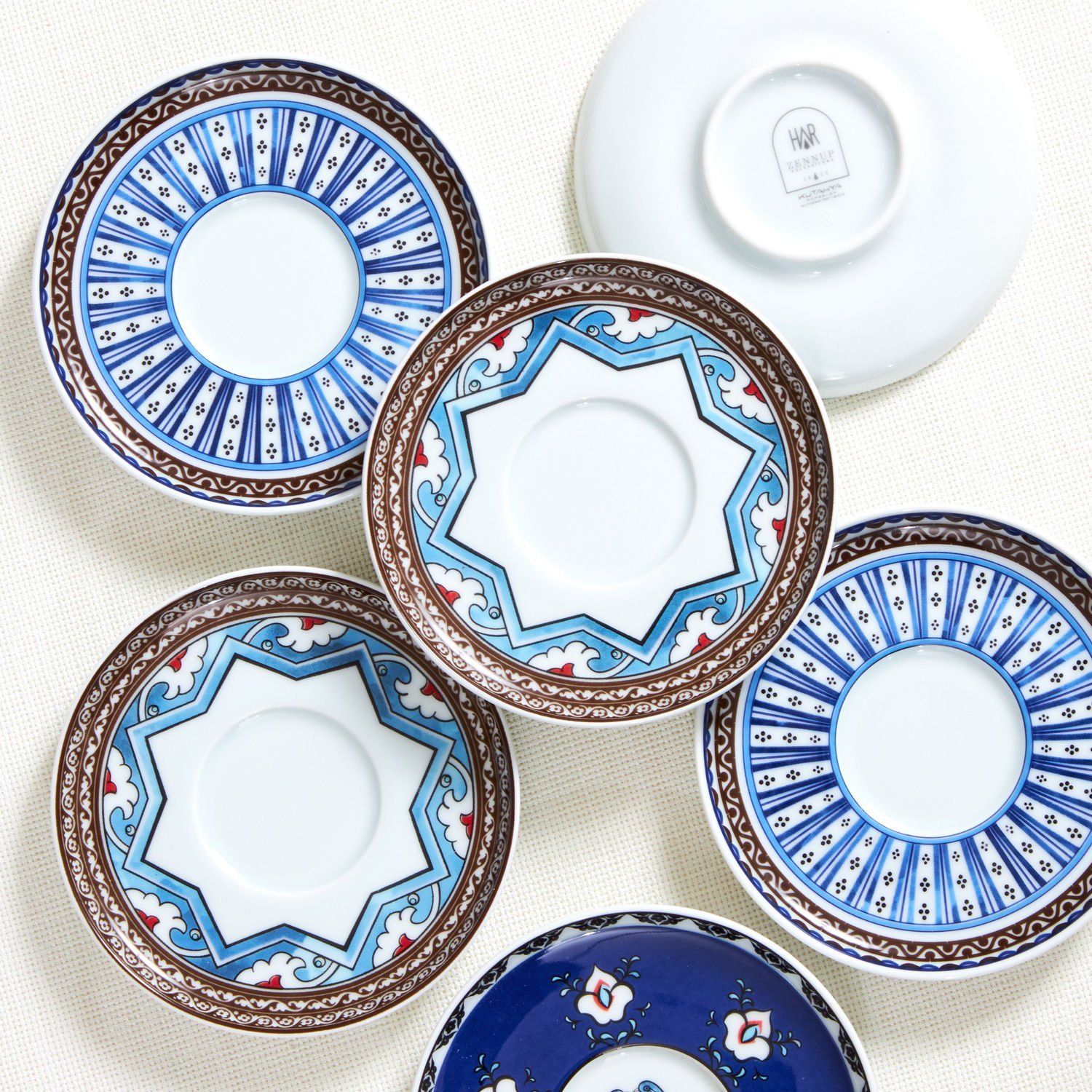 Zennup Selçuklu Çay Tabağı 2'li