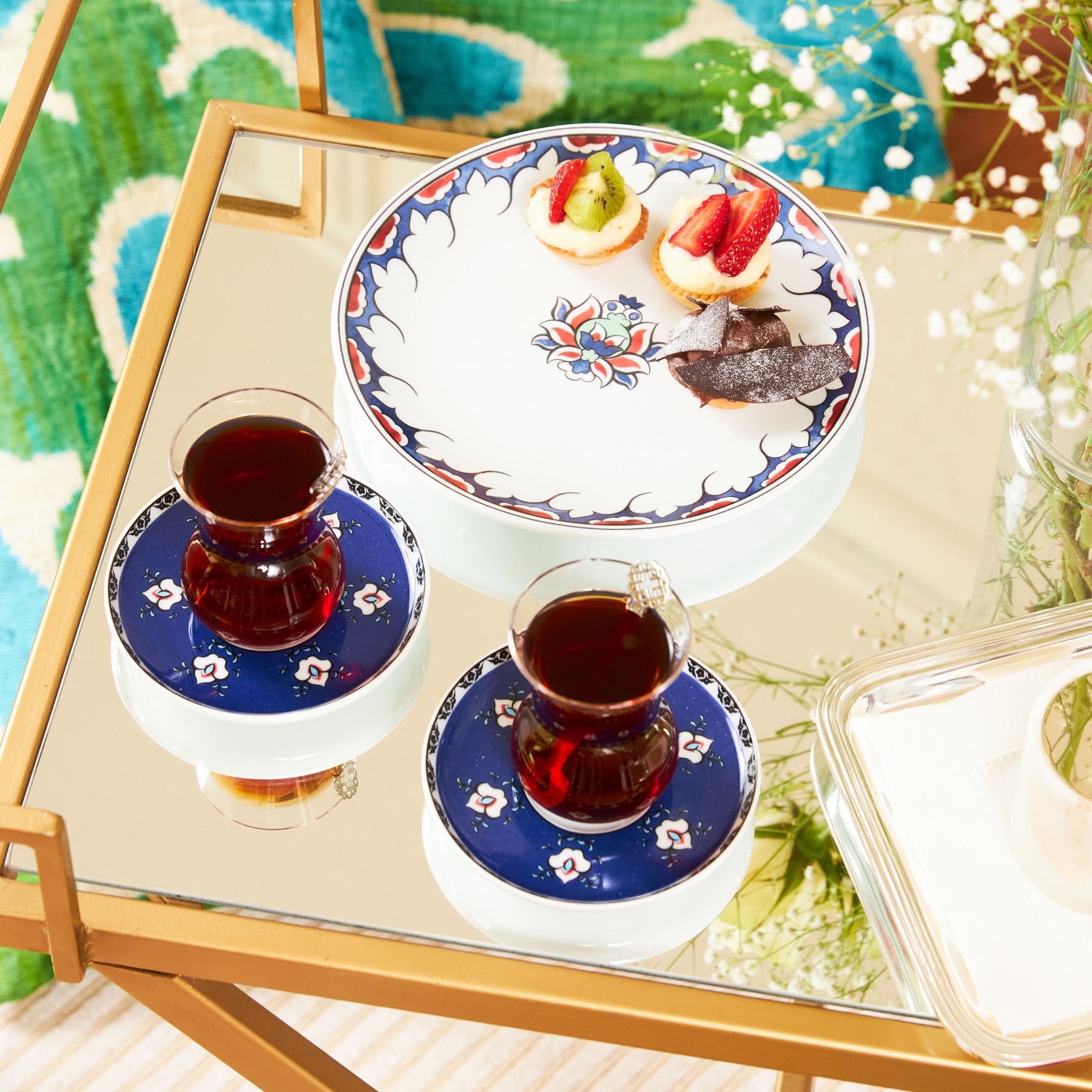 Zennup Rumi Çay Tabağı 2'li