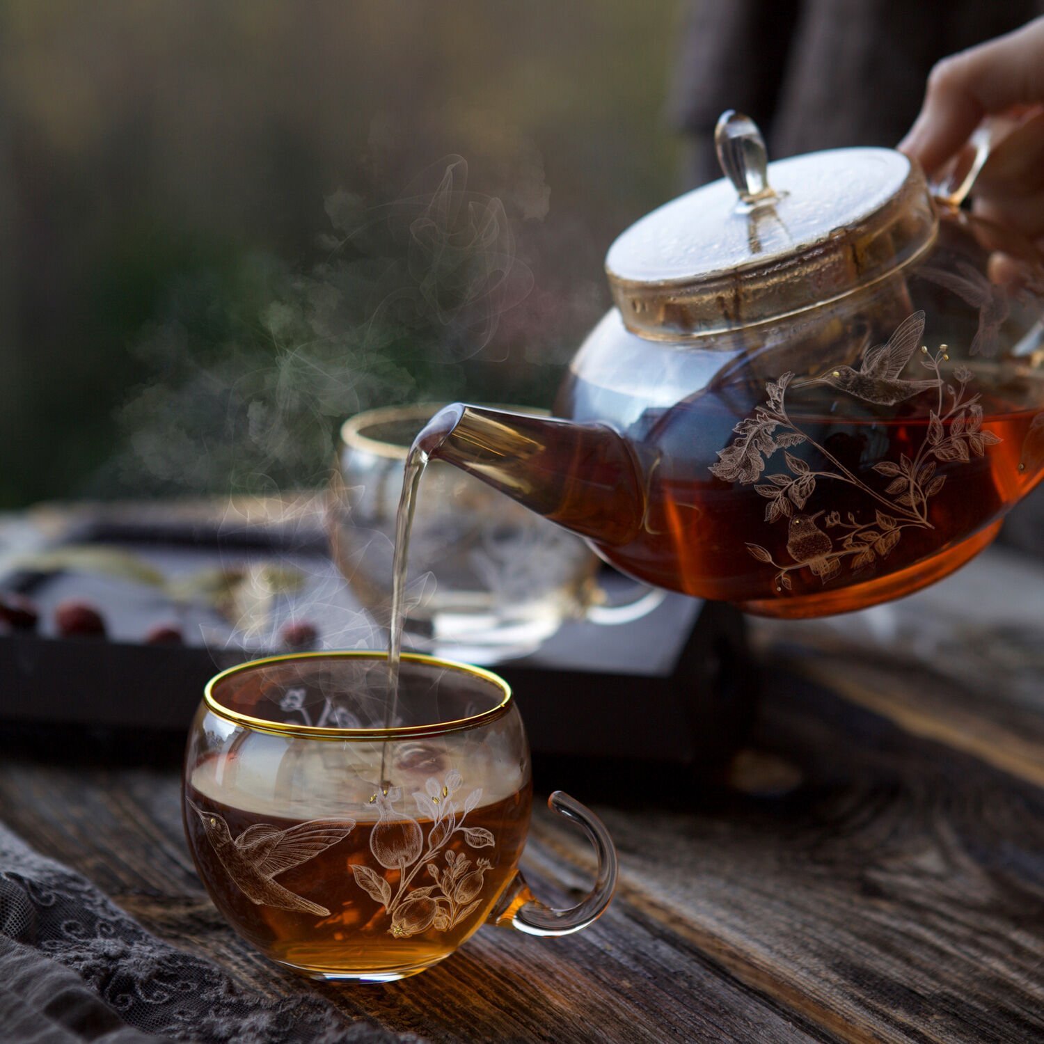 Narlı Bitki Çayı Seti 5 Parça