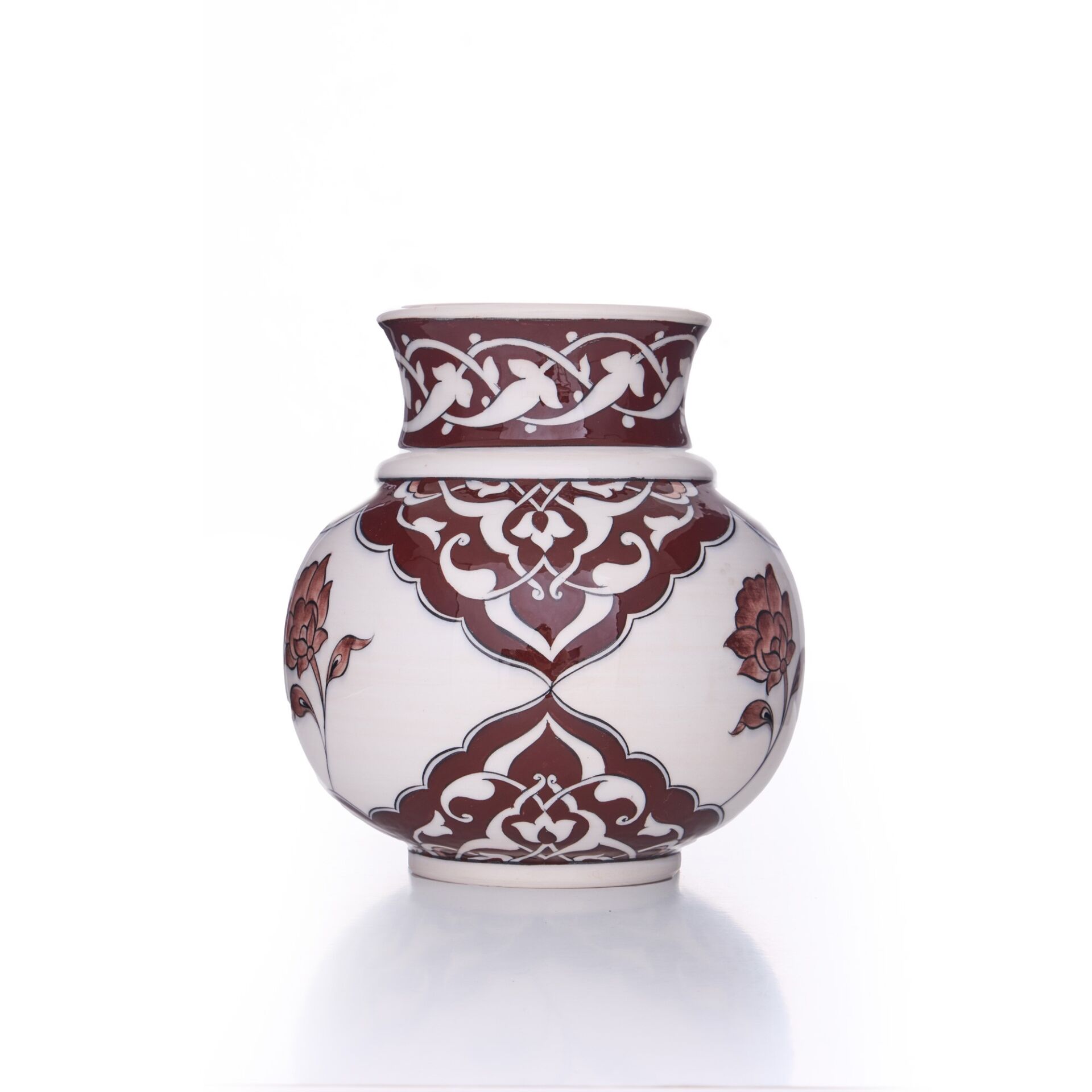 Çini Vazo Kahverengi